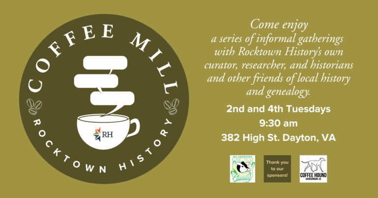 Rocktown History Coffee Mill