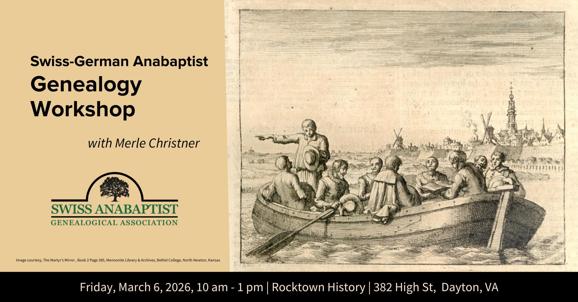 Swiss-German Anabaptist Genealogy Workshop - Rocktown History
