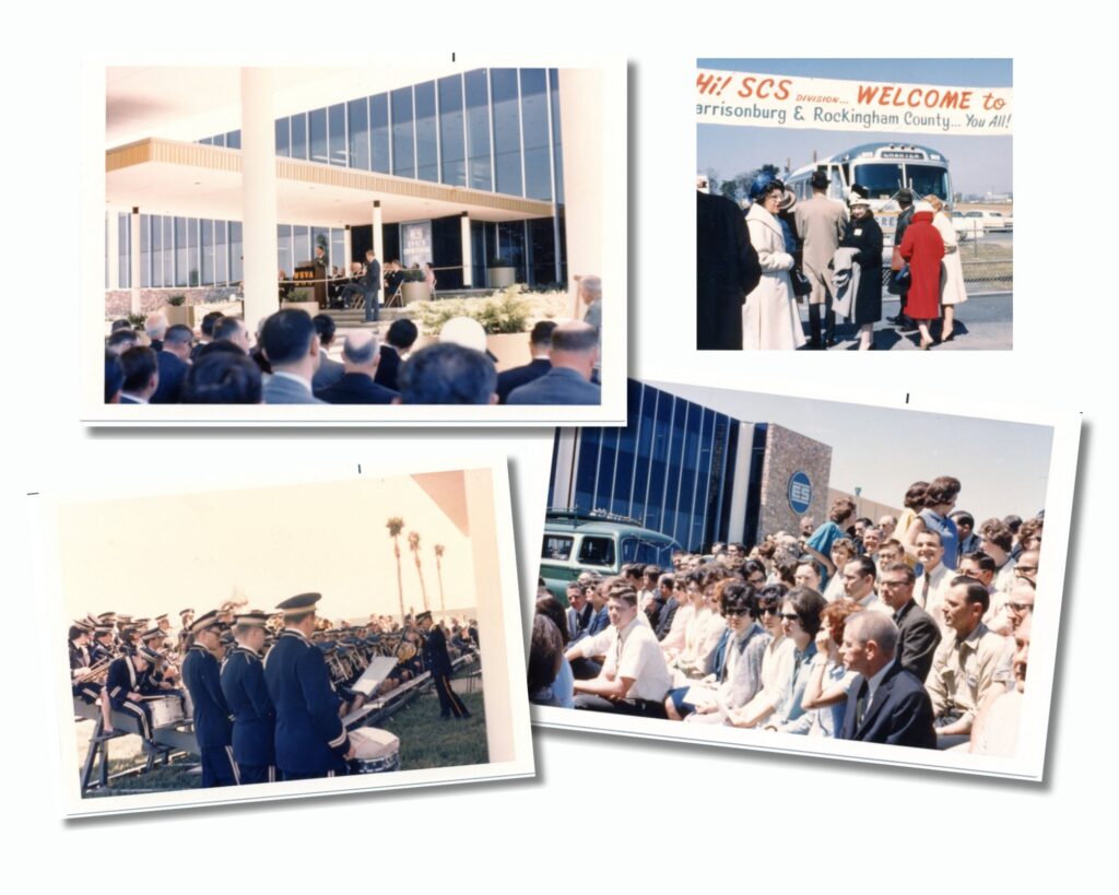 Rocktown History snapshots of the Space Conditioning dedication, 1965.