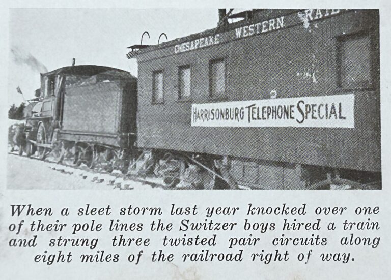 Harrisonburg Telephone Special Train, The Transmitter, August 1933.
